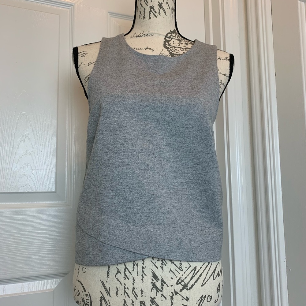 Banana republic sleeveless asymmetric blouse